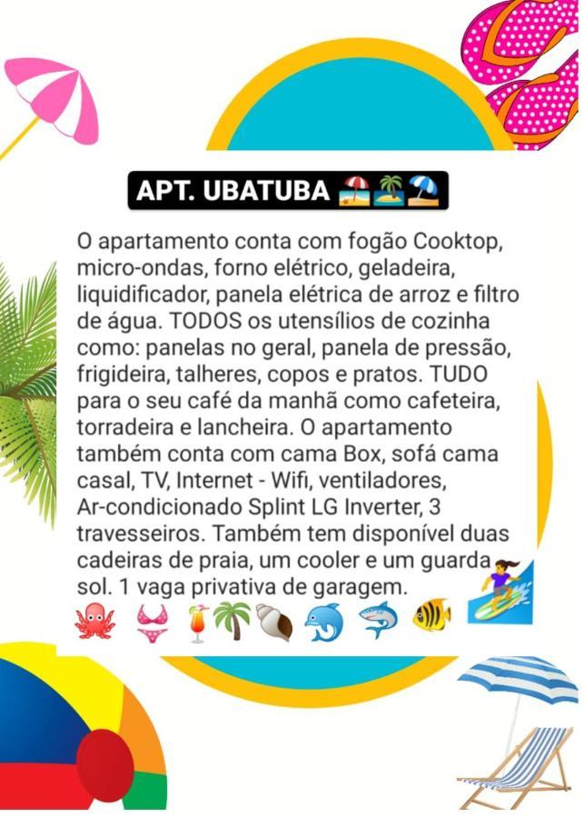 Apartamento Ubatuba - Praia Grande - 250M Da Praia Eksteriør billede